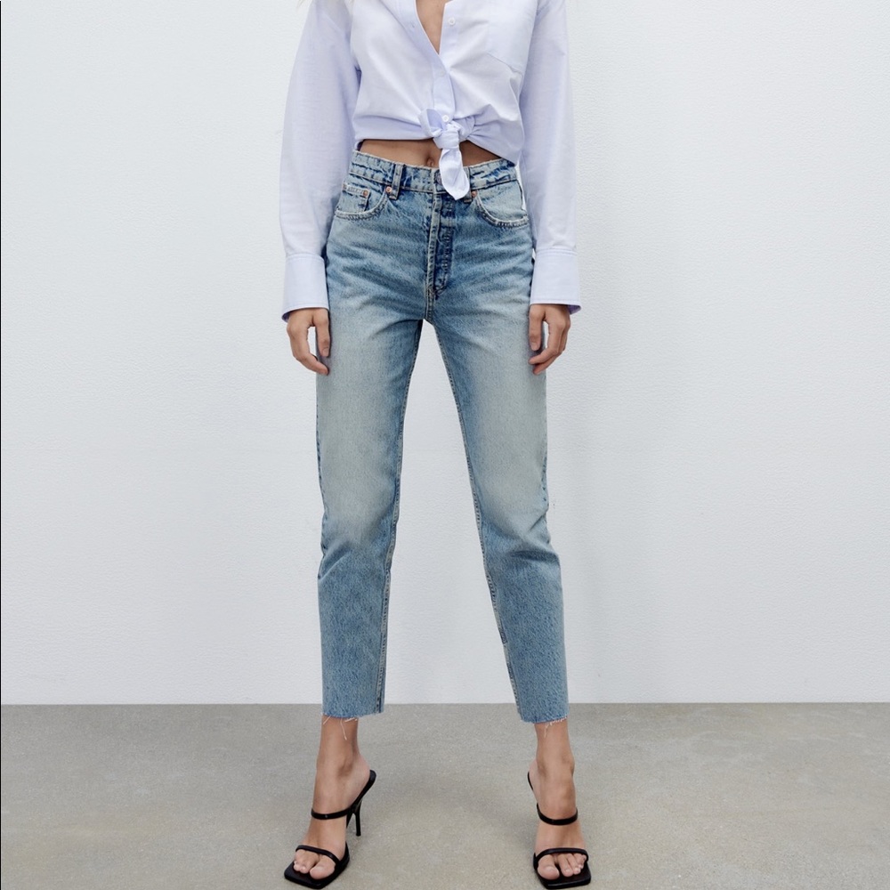 Zara authentic denim by trf mom fit